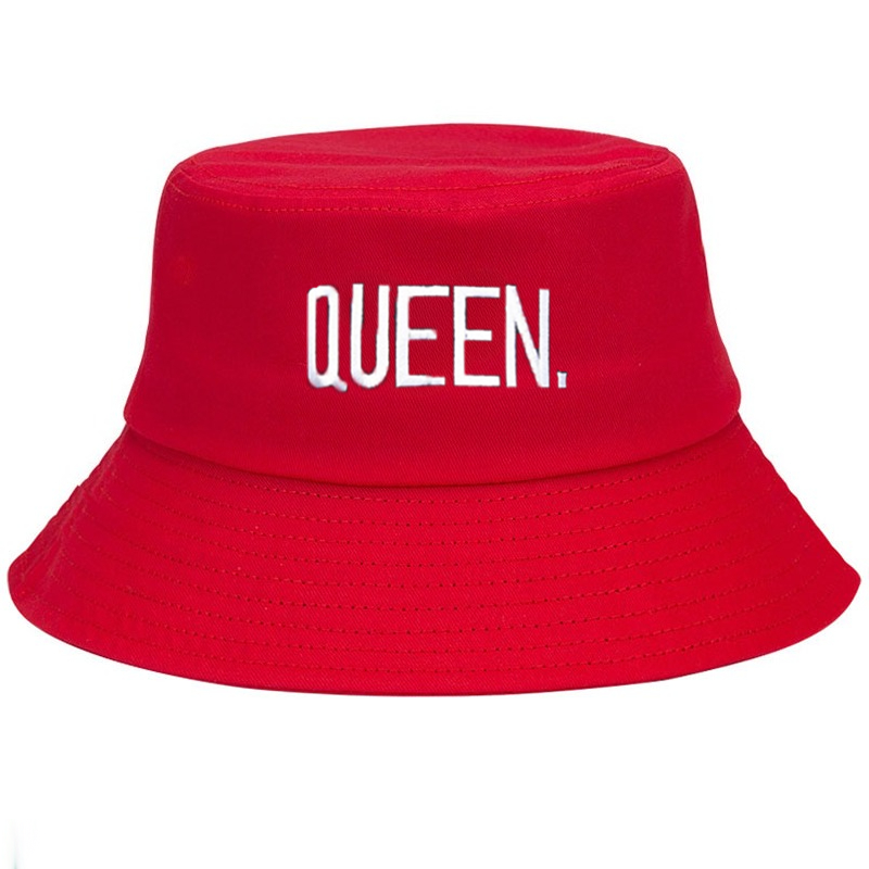 Bucket Hat Cotton - Personnaliser reine brodé seau chapeau nouveau