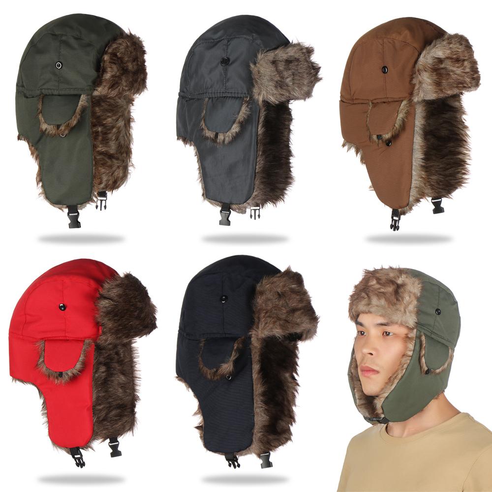 Winter Trapper Hat - Chapeau de Ski chaud en fourrure