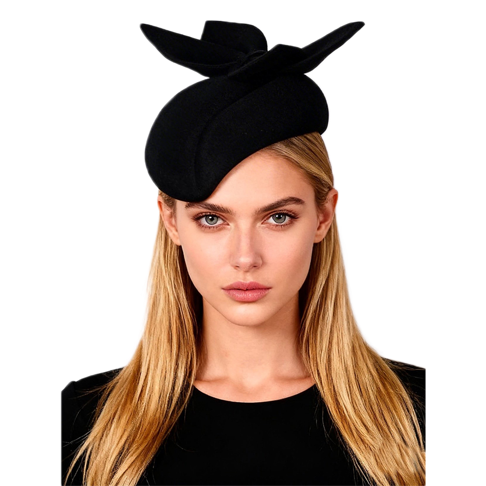 Bérets français en laine noirs - Fedora Hat Wool avis et prix