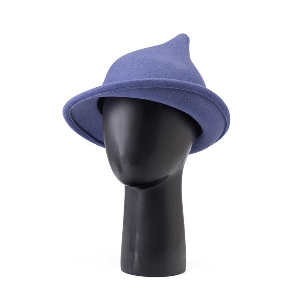 Chapeau de sorcière pointu 100 - Fedora Hat Wool avis et prix