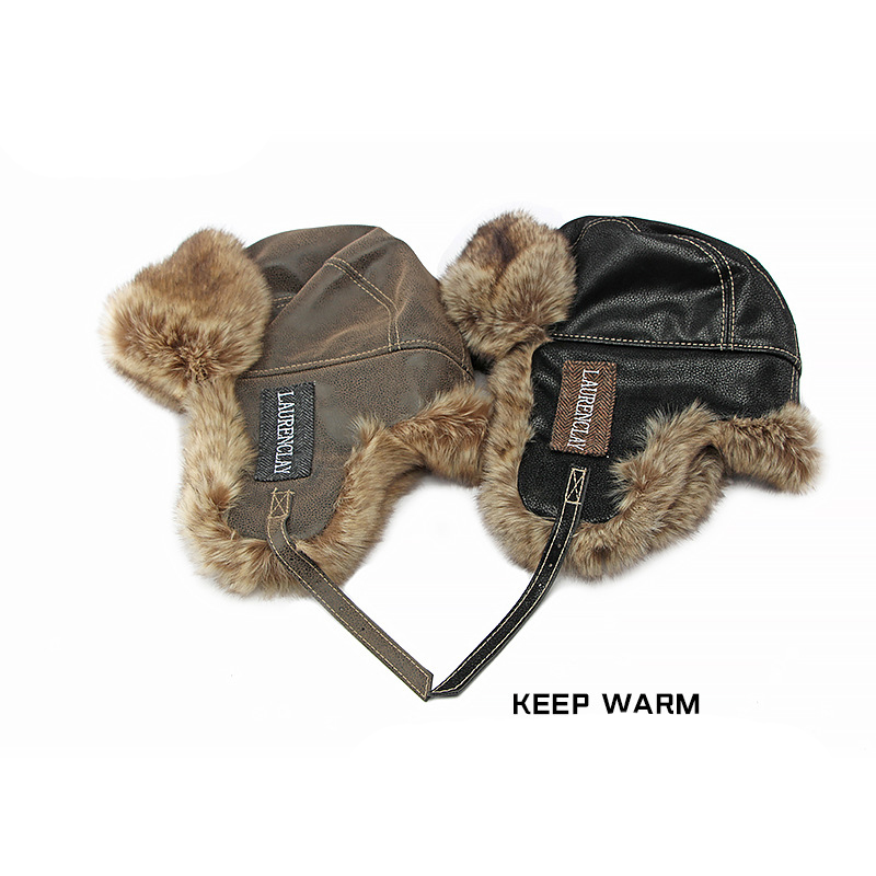 Chapeau d'hiver unisexe en cui - Winter Trapper Hat avis et prix