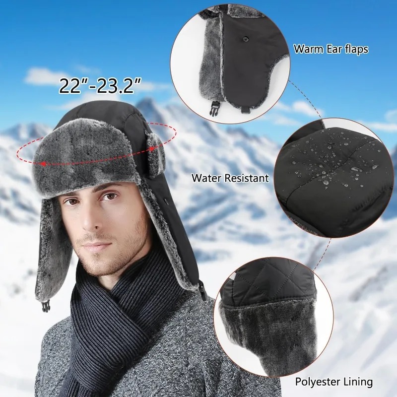 Chapeaux Ushanka militaires de - Winter Trapper Hat avis et prix
